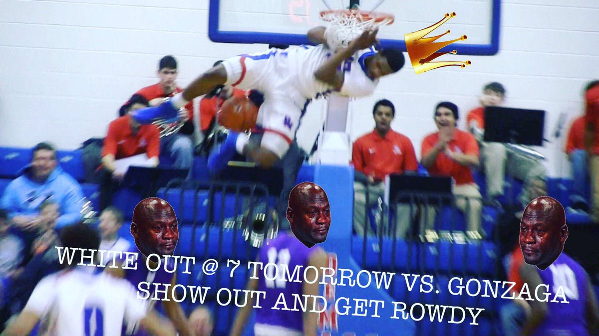 DMstudentsec's tweet photo. Huge game tomorrow vs. Gonzaga ‼️ Show out in white as we get ready for the playoffs #TheHerd ⚪️⚪️⚪️ https://t.co/aoqUBa6RF3