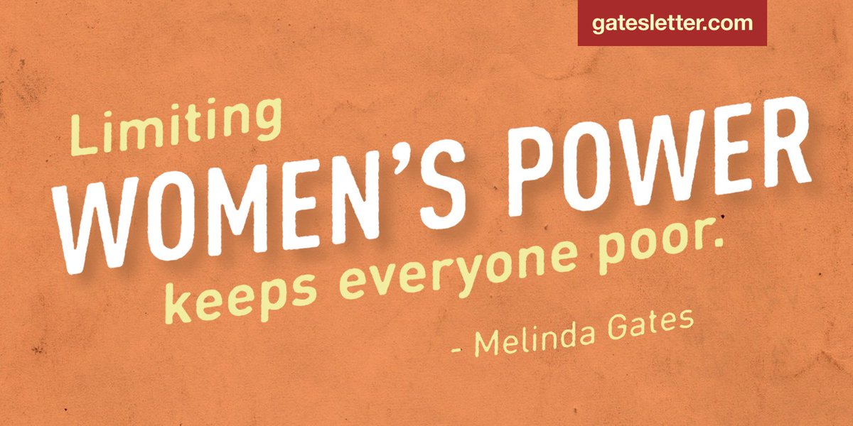 "Poverty is sexist. The poorer the society, the less power women have."
— <a href="/BillGates/">Bill Gates</a>
Read more: gates.ly/2l2fiqi