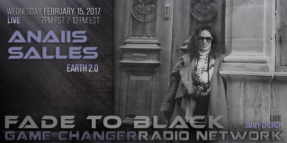 asmeandmyself's tweet photo. Ep. 609 FADE to BLACK w/ Anaiis Salles: #Earth 2.0 #LIVE NOW #F2Bk via #spreaker https://t.co/fYEx2X6rhg
@JChurchRadio @anaiiscreatrix https://t.co/sfFdaiUVp7