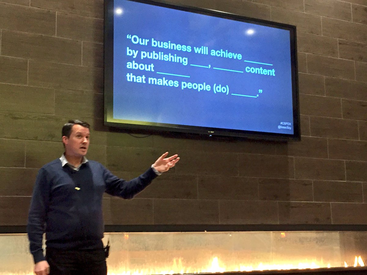 katiedel's tweet image. Every #contentstrategy should have a content statement, @IsaacSzy notes. @CS_PDX #cspdx