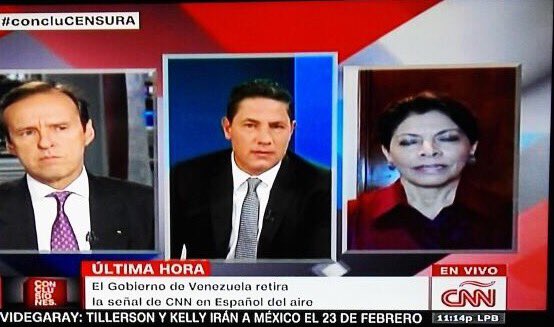 Laura_Ch's tweet photo. ¡A seguir informando @soyfdelrincon @CNNEE que #Venezuela seguirá escuchando!
#concluCENSURA 
#Venezuela https://t.co/b7D3m9xBPy