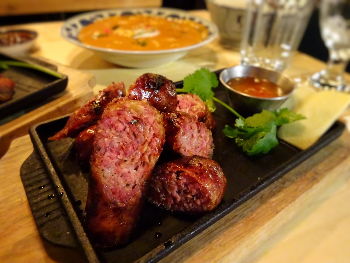 orange4food's tweet photo. Lao Sausage (Sai Uah/Sai Gok) #Laos  RT @aj_alzuhari "Pork belly Lao sausage... https://t.co/12Wk4sqHMv"