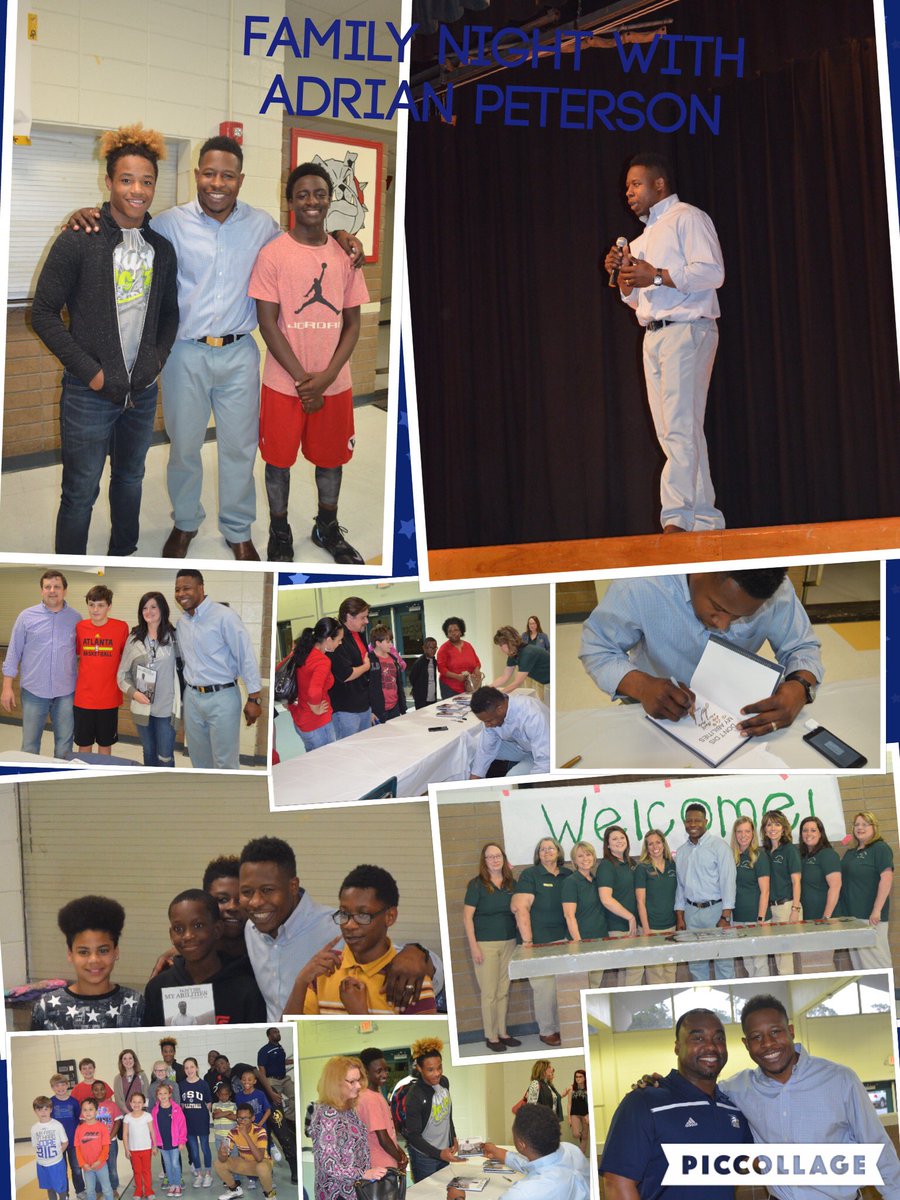 Waycross Middle (@wayxmiddle) on Twitter photo Family Night with Adrian Peterson was wonderful! We can't wait for <a href="/apgsu3/">adrian peterson</a> to come again! 💙🏈 Family Night with Adrian Peterson was wonderful! We can't wait for <a href="/apgsu3/">adrian peterson</a> to come again! 💙🏈