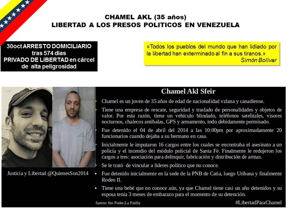 AliciaVnzla2014's tweet photo. #conclucensura Daniel Ceballos, Marcelo Crovato, Chamel Akl, Jimmy Torres #PresosPoliticos de la NarcoDictadura #Venezuelac .@soyfdelrincon https://t.co/GdbibixrDl