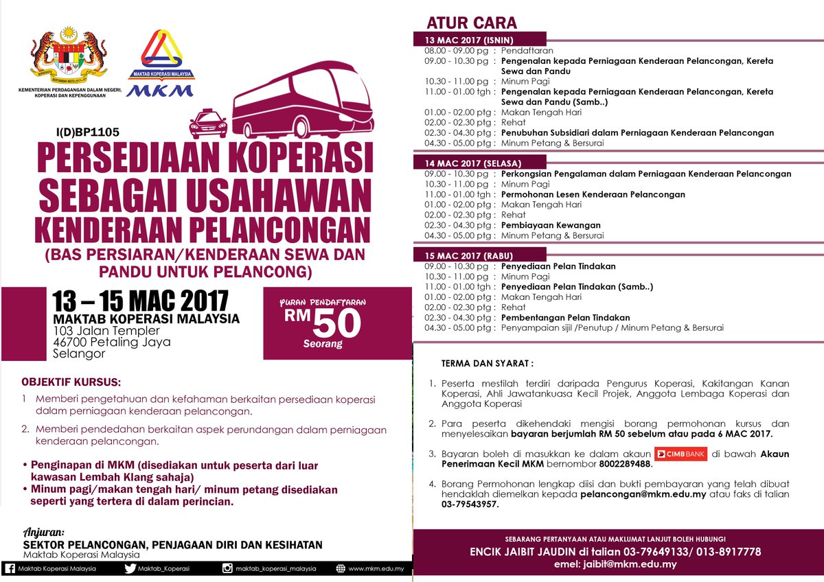 Maktab Koperasi on Twitter: "nak tau potensi perniagaan kenderaan ... Maktab Koperasi on Twitter: "nak tau potensi perniagaan kenderaan ...