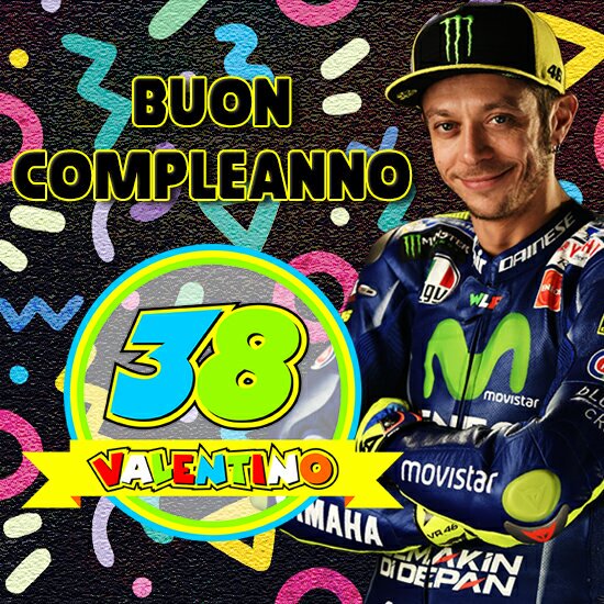 Dnes slaví 38. narozeniny Valentino Rossi Tanti auguri di Buon Compleanno CAMPIONE!
Happy Birthday, champion!
