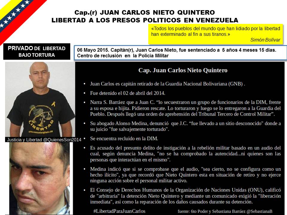 AliciaVnzla2014's tweet photo. #conclucensura Marcos Hurtado, Juan Nieto, Carmen Gutierrez, Victor Ascanio #PresosPoliticos DeLa NarcoDictadura #Venezuelac .@soyfdelrincon https://t.co/gvmr19fSTP