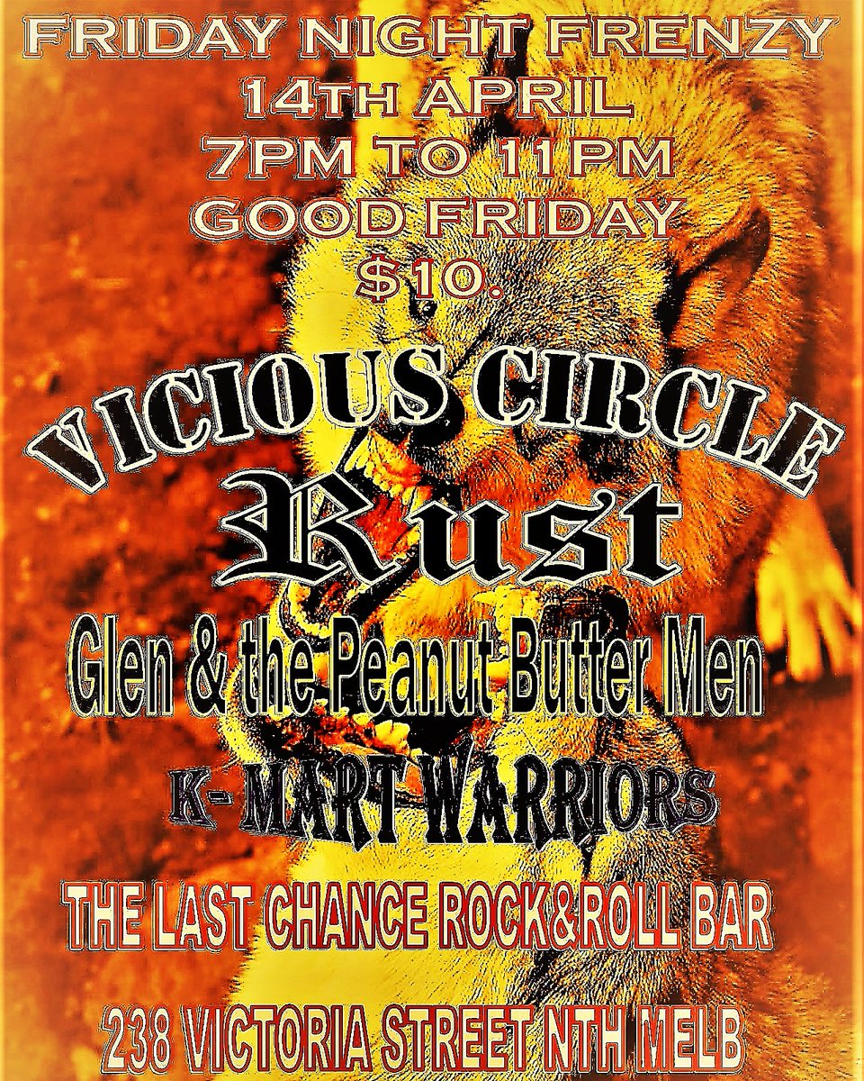 viciouscircle66's tweet photo. Gig VC FRIDAY NIGHT FRENZY...#punk #punkrocker #live #gig #australianhardcore #australianpunk #ozpunk #Melbourne #punkmetal #streetpunk #hc https://t.co/icpXrgXYJB