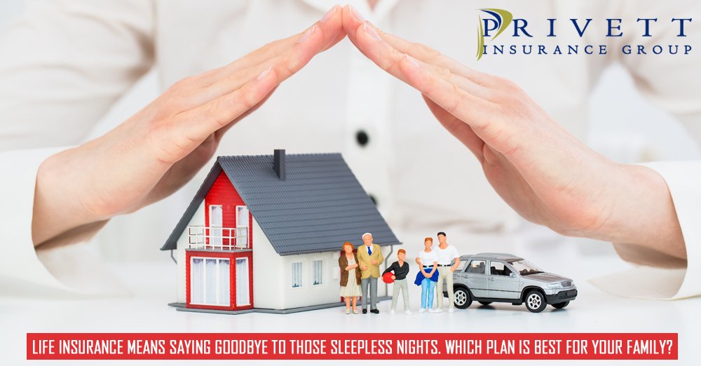 PrivettInsgrp's tweet photo. Life Insurance means saying goodbye to those sleepless nights. Which plan is best for your family? Visit: https://t.co/wtiFeQM6lj https://t.co/L7cJznhJ3N