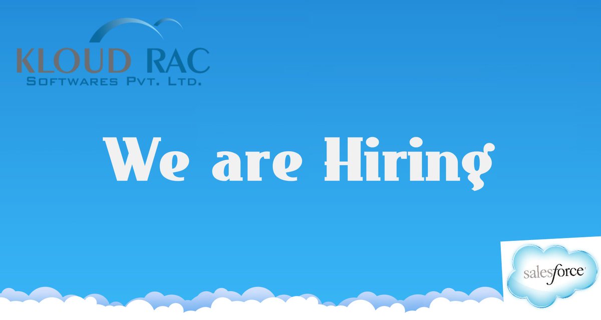 KloudracInc's tweet photo. #kloudracsoftwaresprivatelimited #kloudrac #apttus #salesforce #sfdcdev #sfdcba #sfdcadmin #financialforce #wearehiring https://t.co/gFhKTTUcWt