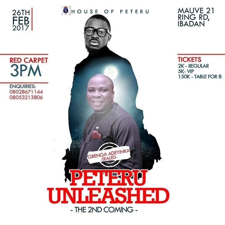 bizzybodyng's tweet photo. Here comes another edition of #peteruUnleashed.Get ur ticket nw https://t.co/AtyZgOehHV #ThankfulThursday #InnovationDay #bizzybodyupdate https://t.co/yi3mCyxCFj