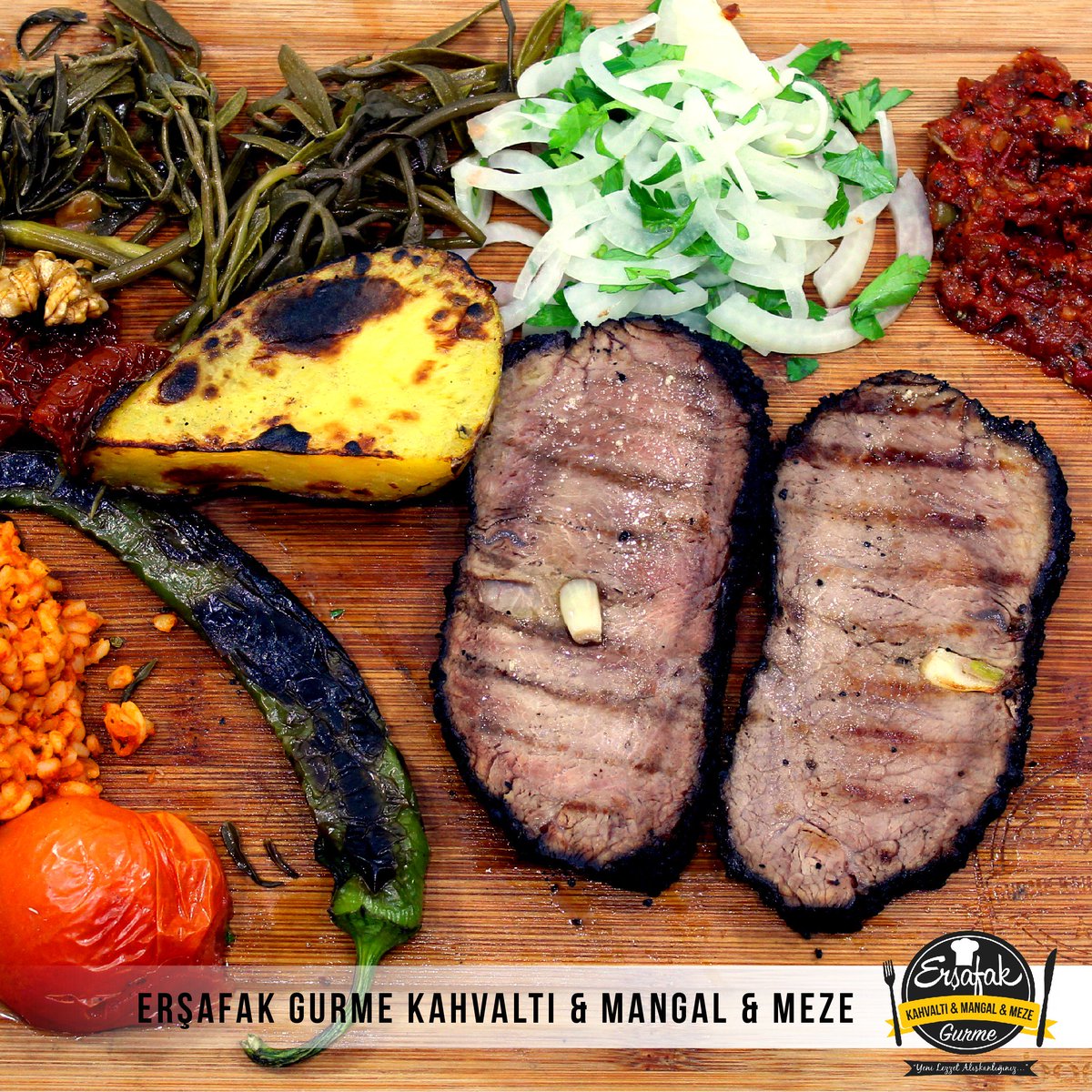 Ersafak Gurme Kahvalti Mangal Meze Zeytin Koy Mah Da Steakhouse