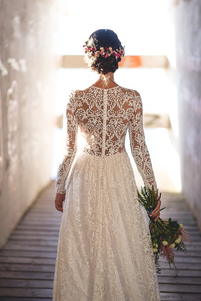 f2studios's tweet image. Itziar estaba preciosa con el vestido de @nicolascostura y el tocado de @tocadosletouquet