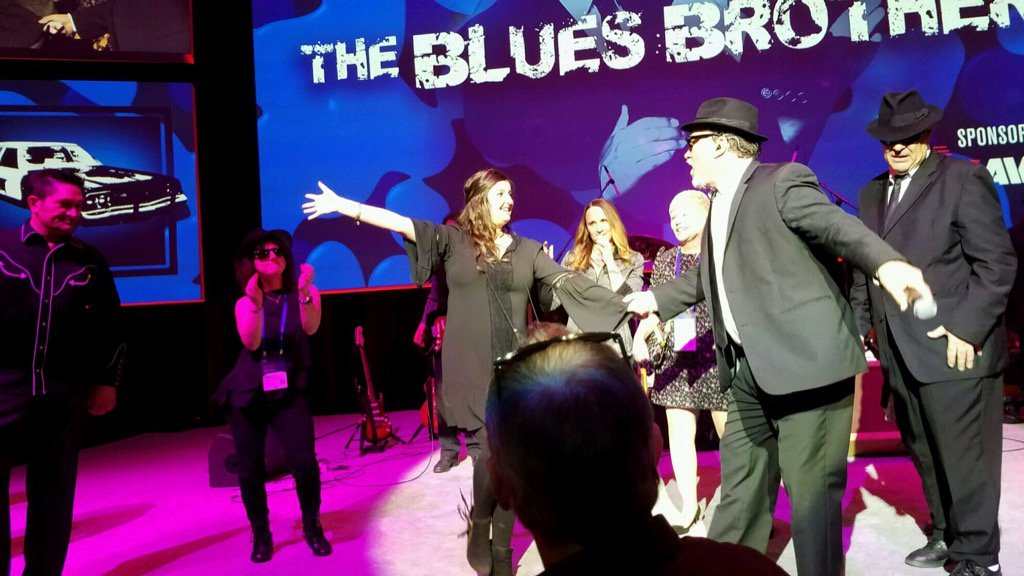 archierjames's tweet photo. @Corus360 @LilyBroome14 rockin' it with the #bluesbrothers #ibmpwlc2017 with @allisonrickards and @rowes62 #1strip https://t.co/bTjEL2T8uP