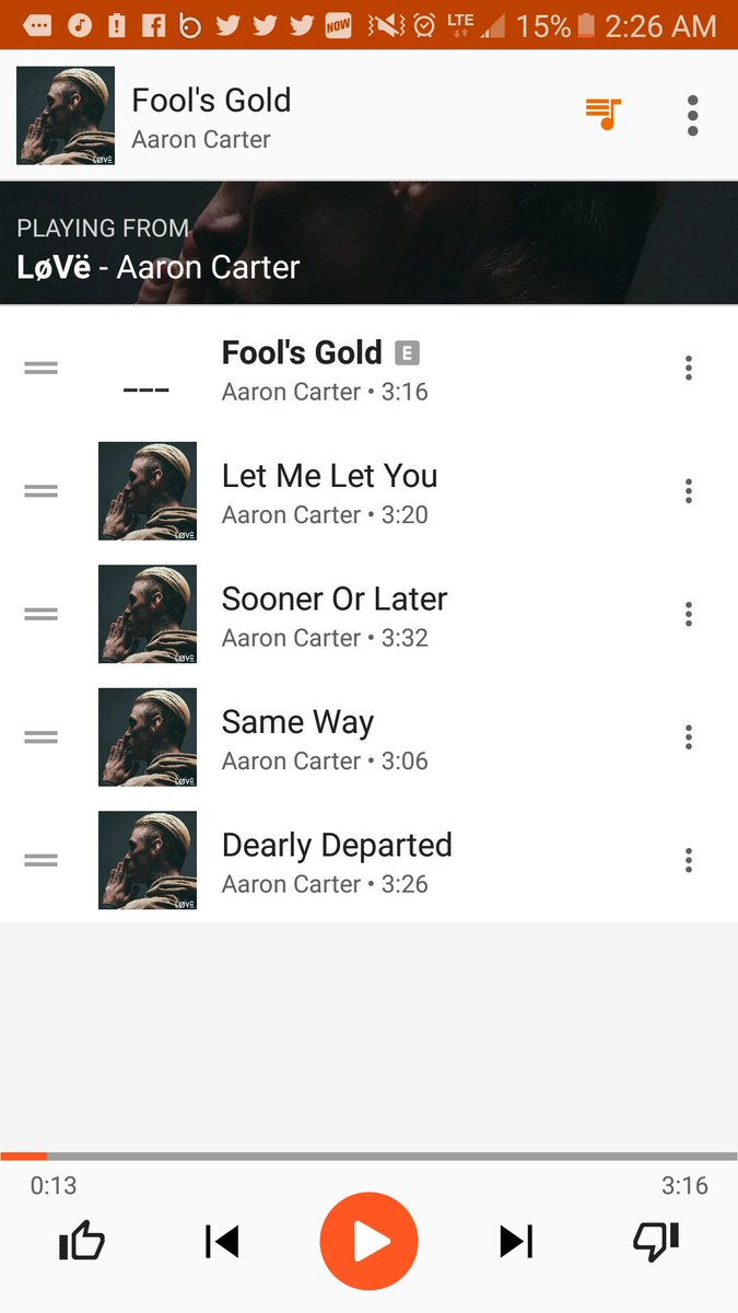 LisaRomain3's tweet photo. @aaroncarter in love with this! It is🔥🔥🔥. ON REPEAT!! https://t.co/Icct7wjs0r