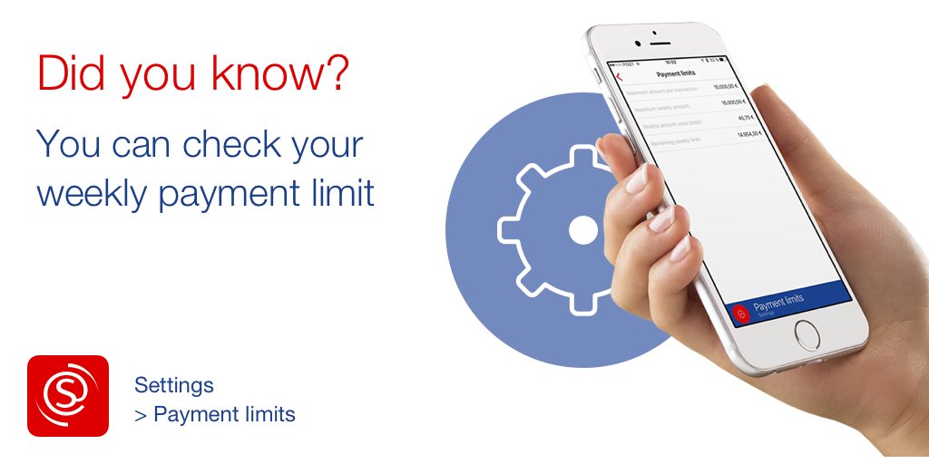 spuerkeess's tweet photo. Did you know you can check your weekly payment limit?
#SnetMobile #HiddenFeature #MobileBanking
https://t.co/cfkvNrr4iS https://t.co/L3ytmpP2VF