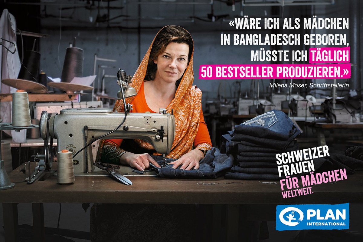 PlanSchweiz's tweet image. Auch Autorin #MilenaMoser unterstützt unsere Bewegung Schweizer  #FrauenfürMädchen. Vielen Dank für das Engagement!