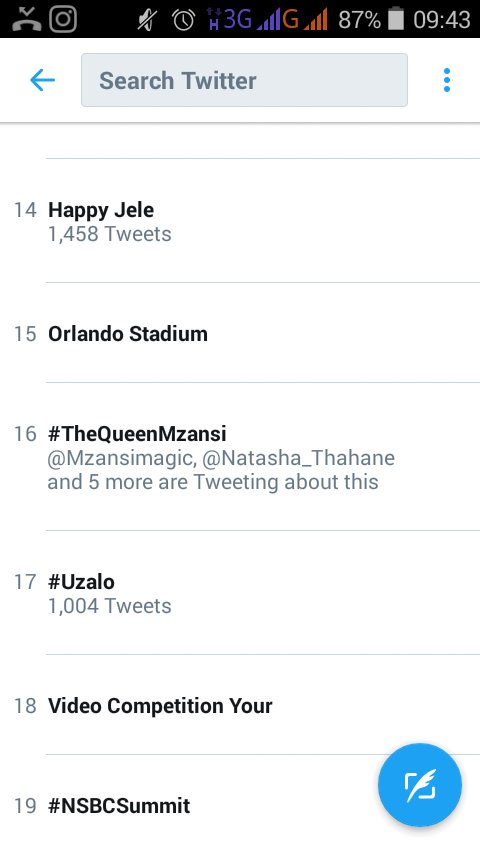 Angela_Petersie's tweet photo. So we at number 19!!! As we head for 1 ... Entrepreneurs keep those tweets coming let's trend trend trend @NSBCSouthAfrica #nsbcsummit https://t.co/Y8mSx1NWCo