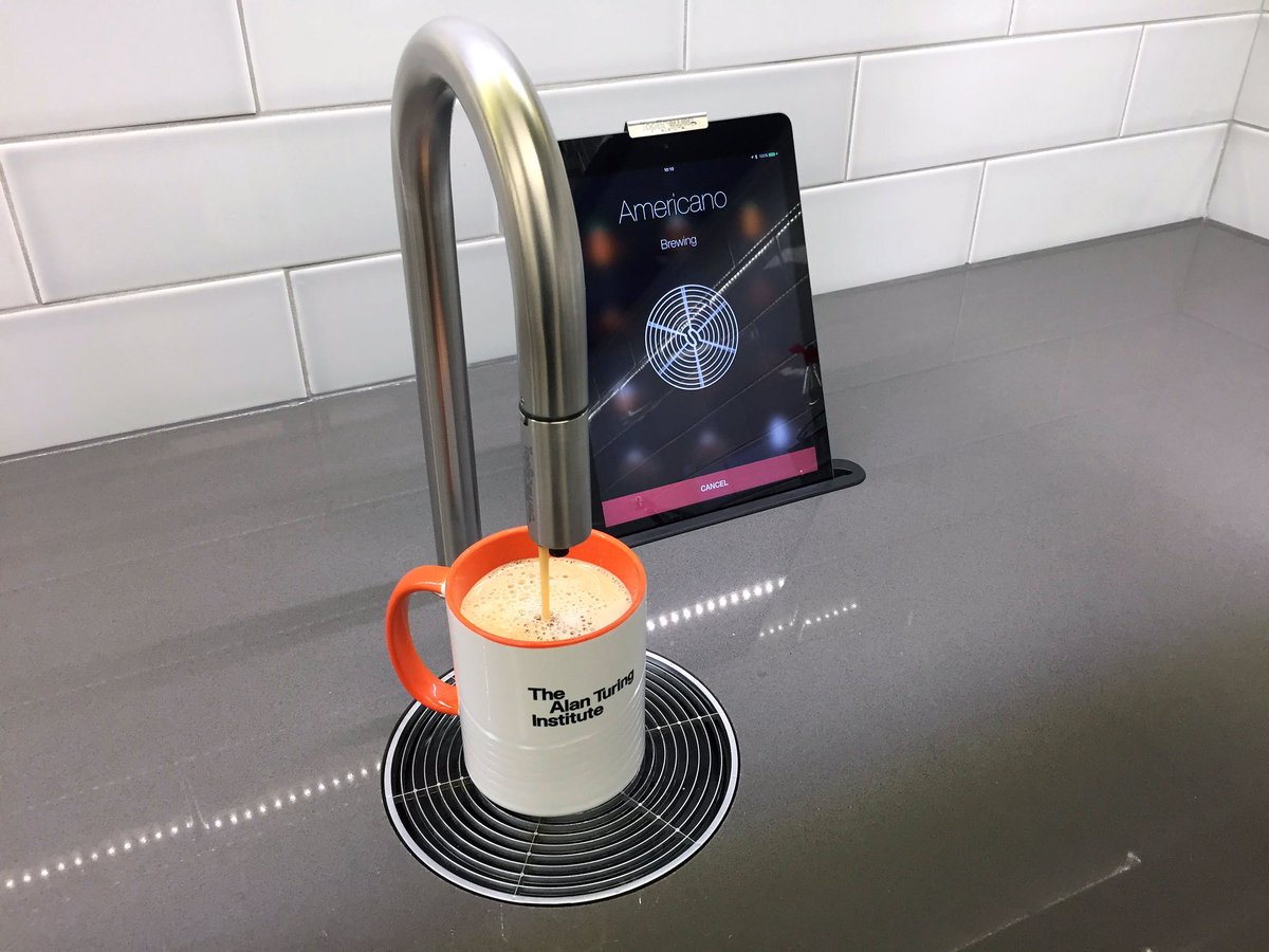 t_preis's tweet photo. At the @turinginst where #coffee is turned into #code and #ideas by a community of #datascientists. There is no shortage on the supply-side! https://t.co/XXtZhJGjyH