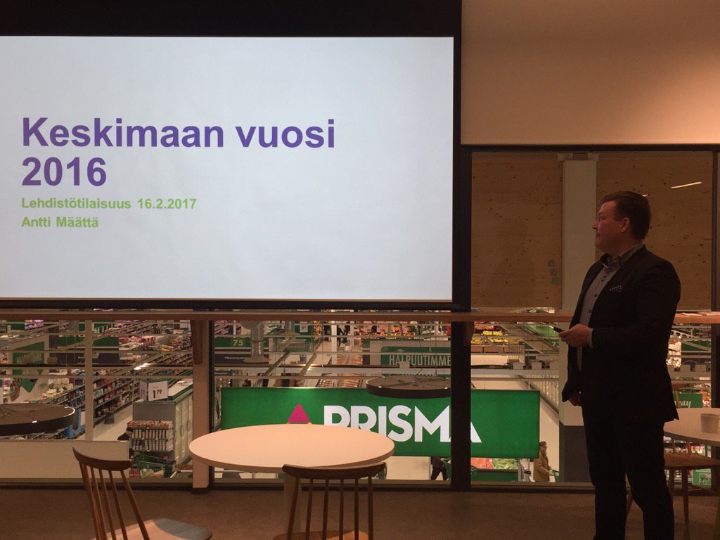 Vuoden 2016 <a href="/Keskimaa/">Osuuskauppa Keskimaa</a> tulosjulkistus. #hyvävuosi #positiivinen #kehitys