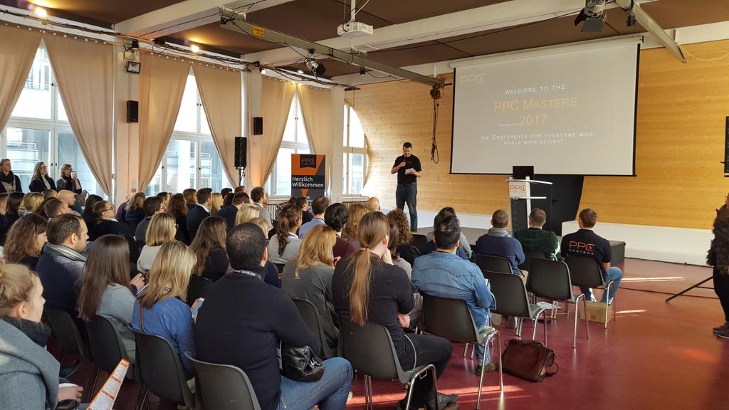 productsup's tweet photo. The #PPCMasters 2017 have just begun. We're happy to be here today as a sponsor, visitor and speaker! Stay tuned, we get you some takeaways! https://t.co/YsKns0wEy4