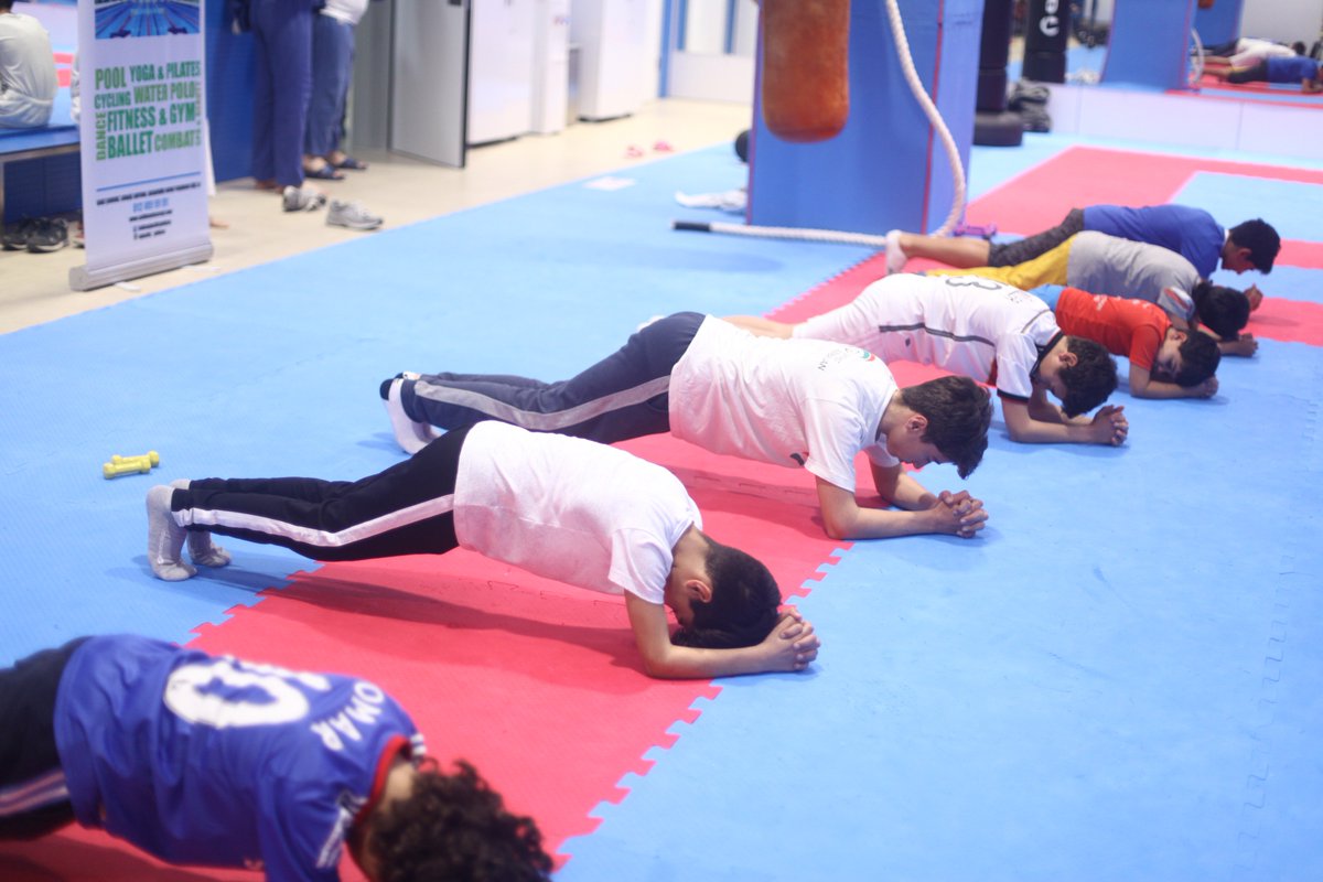 sailingaze's tweet photo. SFA nin optimist yelkənçilərinin fitness məşqindən görüntü. 
Photo from fitness training of our SFA's optimist sailors. https://t.co/Df1JJYhNWH
