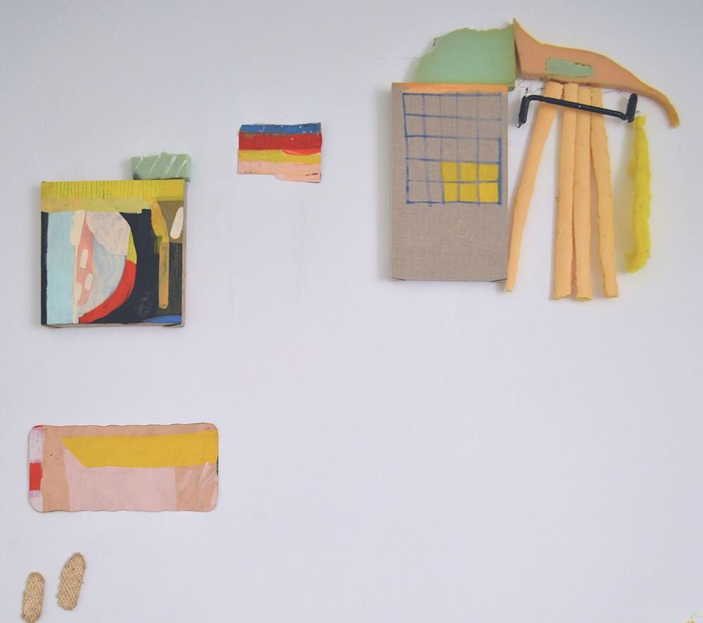 londonartsboard's tweet photo. Now open! I wish you could talk by @Mollyrosebutt is on until 16th March. #Camberwell @ArtsAlumni #Wimbledon #collage #sculpture #assemblage https://t.co/RKbXxoTDHM