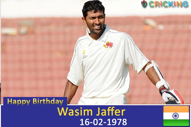 Happy Birthday Wasim Jaffer. The former Indian cricketer turns 39 today. 