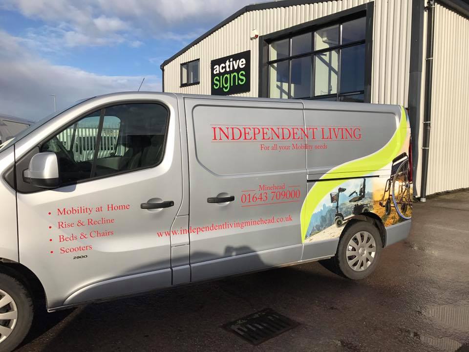 Active_Signs's tweet photo. Independent Living have had their new van transformed with a part wrap. Fresh and bold and gets across the message of the business. https://t.co/nxFh6jGLkV