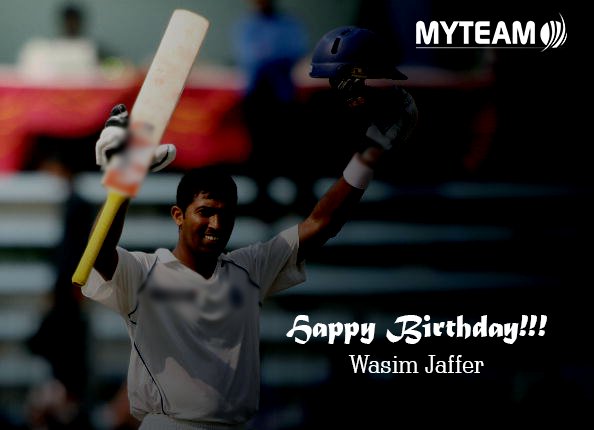 Happy Birthday!!! Wasim Jaffer!! 