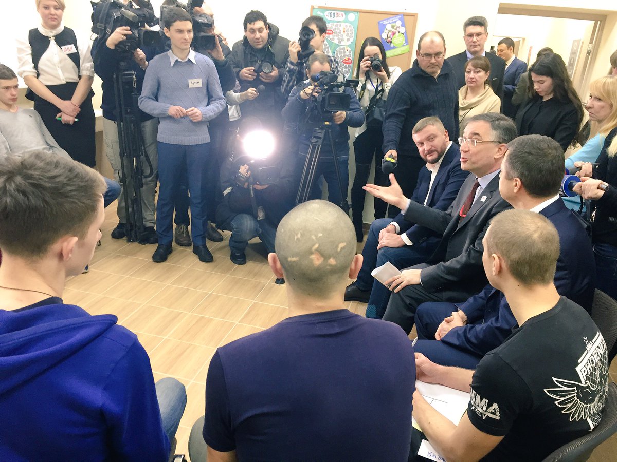 kmorcos_'s tweet photo. Everyone deserves a second chance. W #Canadian support #Ukraine opening 12 youth probation centers. Today the Kyiv center opened its doors. https://t.co/JFv92U9J69