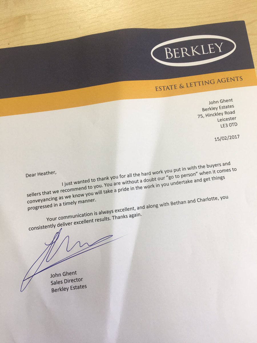 HPLCltd's tweet photo. A lovely testimonial received from our friends at @berkleyestates through @BNILeicester this morning! https://t.co/ccsmbir8su
