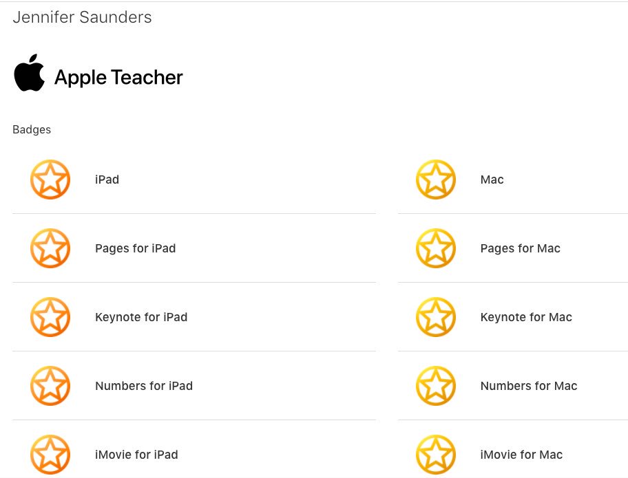 Mission accomplished How bout dah? #appleteacherbadge