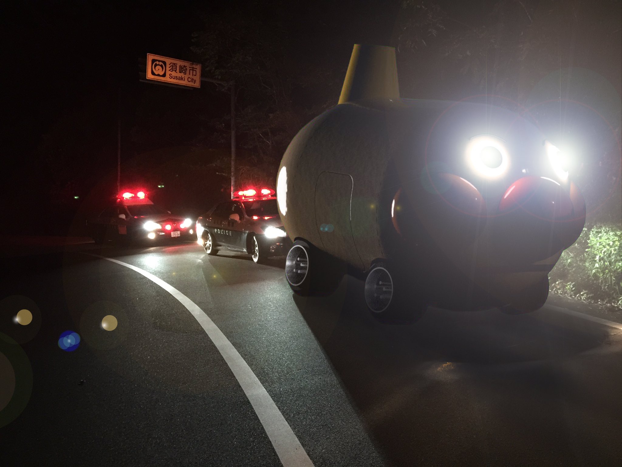悲報 アンパンマン号 違法車両扱いで警察に検挙される 話題の画像プラス