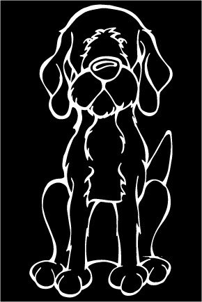 decaldogs's tweet image. Decal Dog of the Day: Wirehaired Vizsla, Get a Car Window Sticker. decaldogs.com #dogsoftwitter #WirehairedVizsla