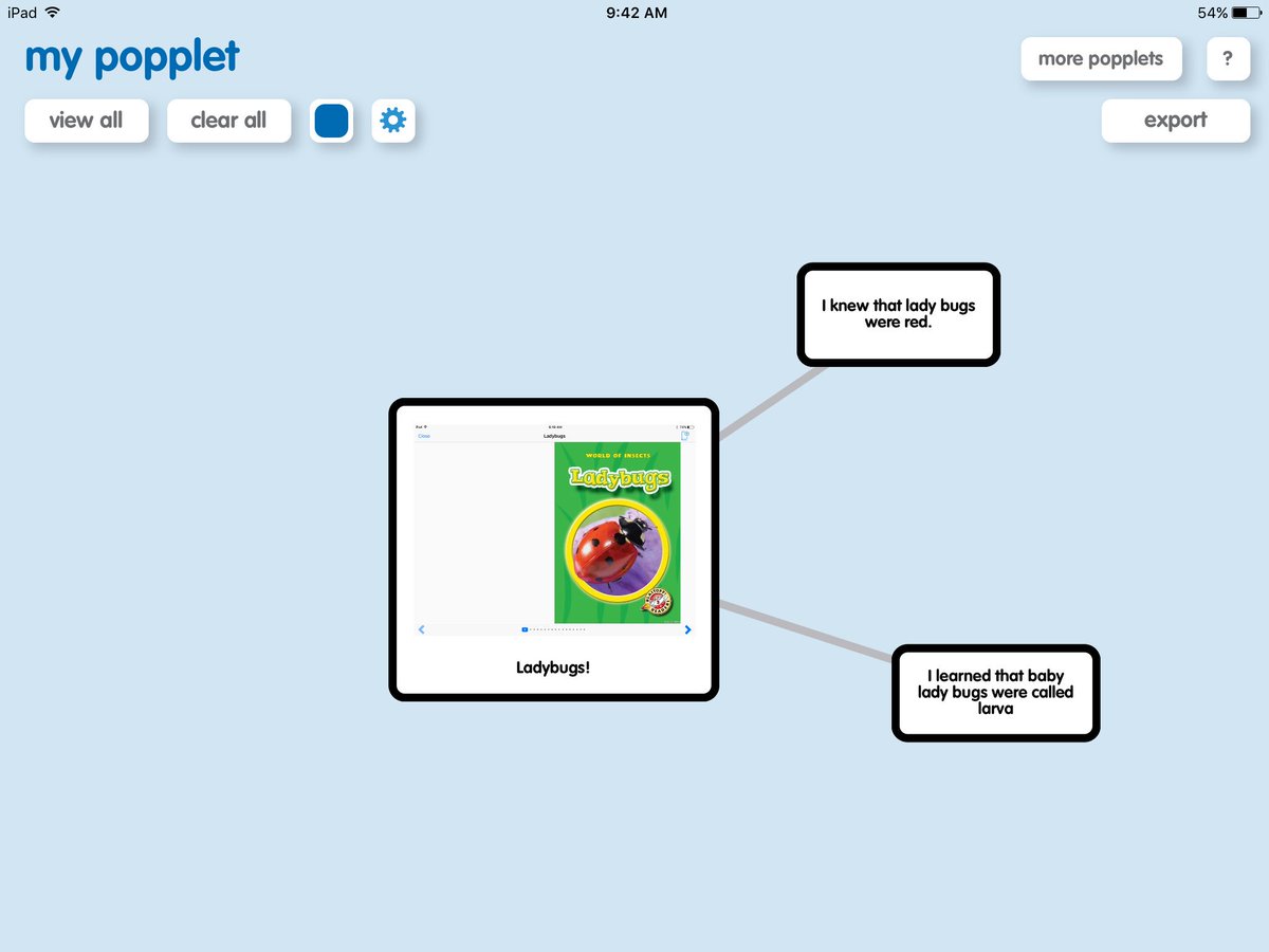 MSDSC_JWins's tweet photo. Check out this reading group! They are synthesizing a text through @poppletny! #DigitalCreators #HESReaders https://t.co/j2A0xDXRVS