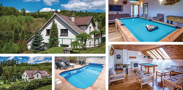 Dit vakantiehuis middenin de natuur is perfect voor een actieve vakantie! 
Voor 12 personen, met sauna en zwembad! goo.gl/ci5iau