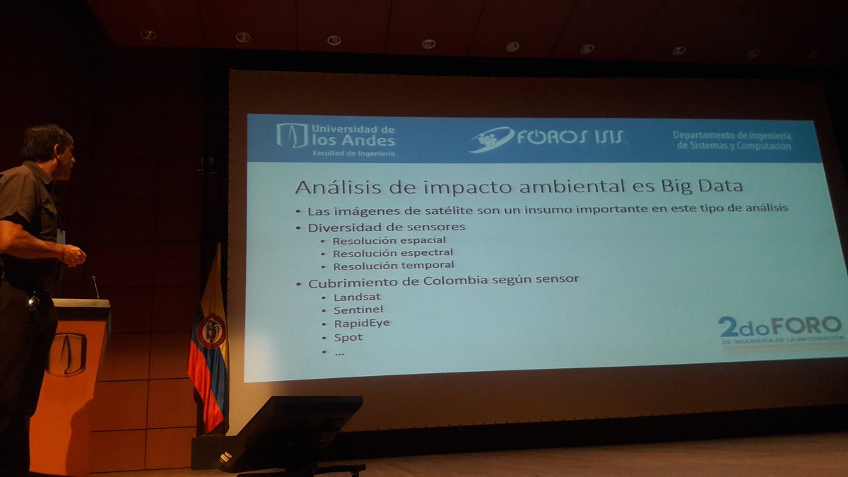 AlianzaCAOBA's tweet photo. German Bravo incia su conferencia de análisis de impacto ambiental. Somos @AlianzaCAOBA @DISCuniandes @inguniandes #Bigdatauniandes https://t.co/pbxJa6LCsT