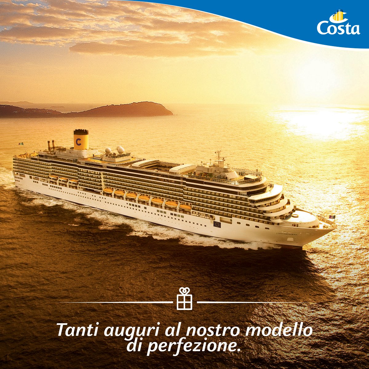 Buon compleanno #CostaDeliziosa!