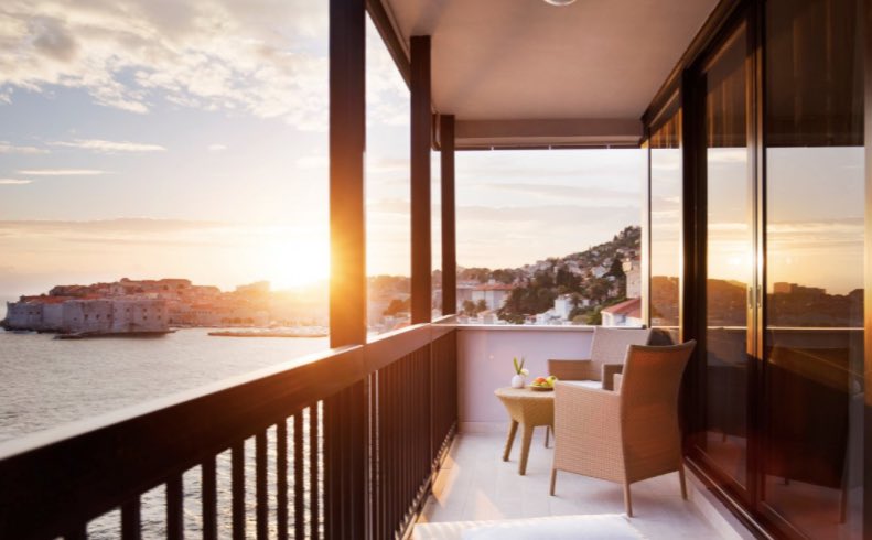 yourroomsready's tweet photo. The view from your private terrace at #HotelExcelsiorDubrovnik #luxuryhotels #luxurytravel @ALHhotels @Croatia_hr https://t.co/oEjTsFYa98