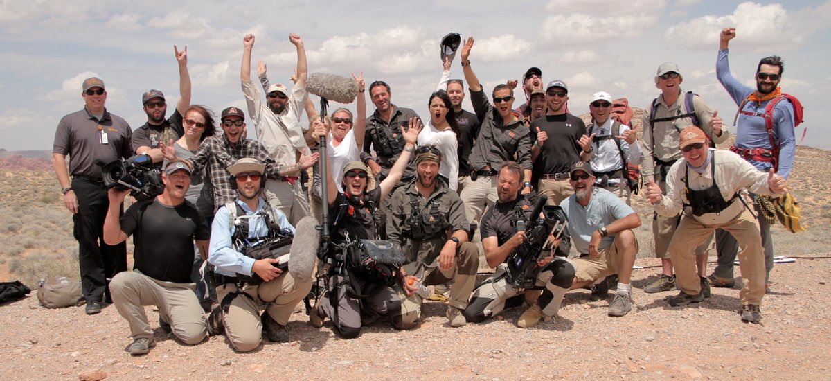 #tbt to a very hot desert day filming <a href="/MRodOfficial/">Michelle Rodriguez</a> <a href="/NBCRunningWild/">NBCRunningWild</a> episode - a great lady and an amazing view!