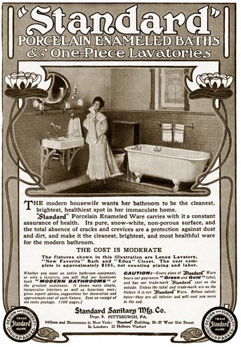 GForcePlumbing's tweet photo. #ThrowbackThursday A vintage plumbing advert from the 1900's. It's crazy to see how plumbing has evolved over the years! https://t.co/EgjCnVwK6s