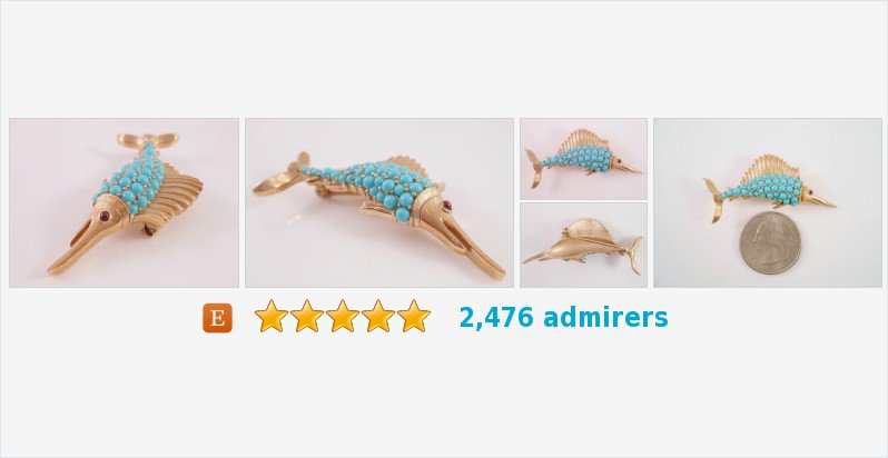 LibbysMoms's tweet photo. https://t.co/v7i5QTA5gE #etsy #trifari #figuraljewelry #figuralbrooch #swordfish #marlin #vintagejewelry #trifaripin https://t.co/1a1acsMa8Q https://t.co/QdBQnoSwAM