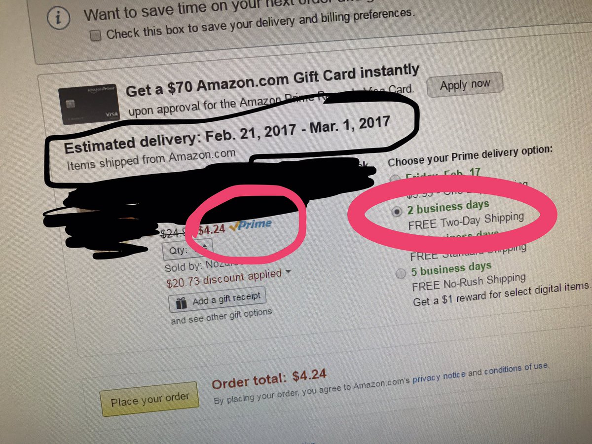 KurtCline78's tweet image. And this is exactly why I probably won't be renewing our Amazon Prime membership. 2 day shipping my eye?!?!  #StepYoGameUp