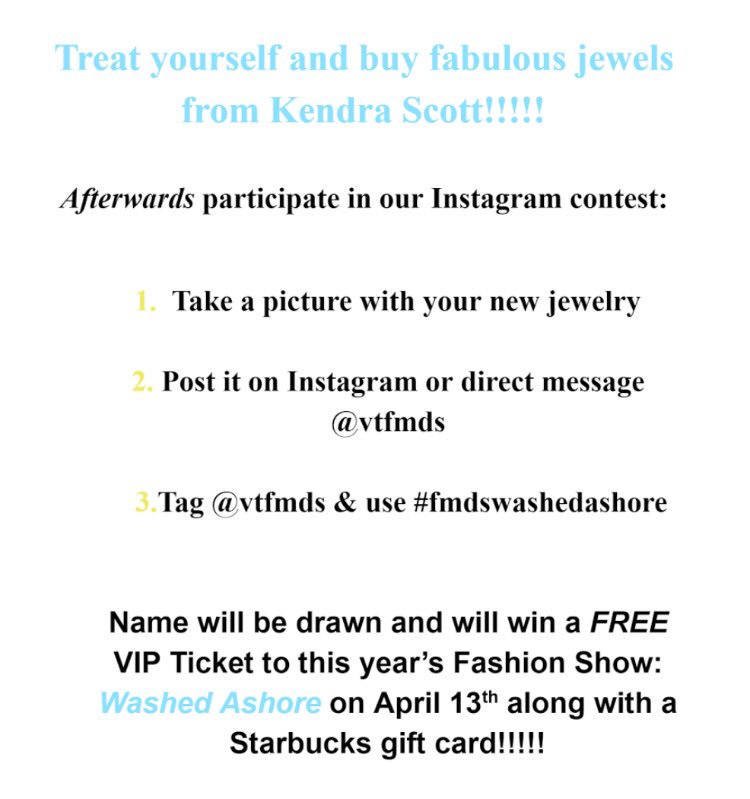 Stop by Williamsburg room from 4-8 &amp; treat yourself to some fabulous jewels. After you shop enter our Instagram contest to win some prizes!!