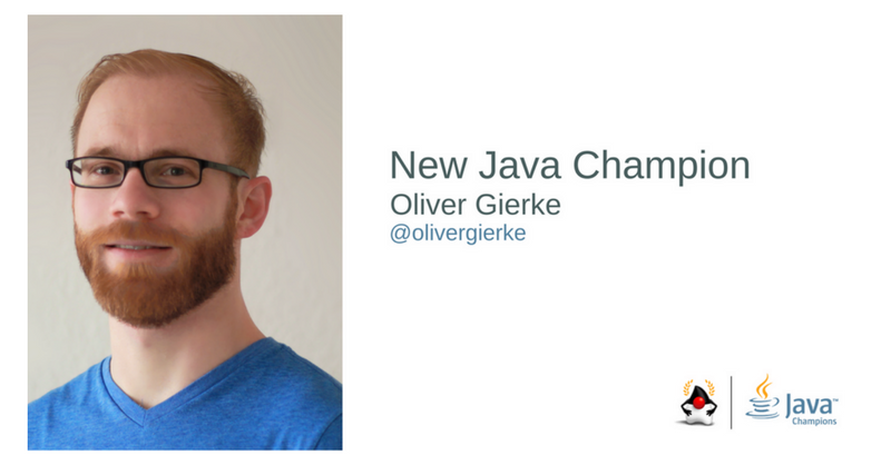 java's tweet image. A Warm Welcome to New Java Champion Oliver Gierke @olivergierke blogs.oracle.com/java/java-cham…