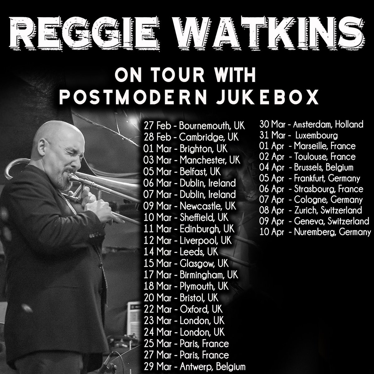 WatkinsReggie's tweet photo. Tour Announcment: Reggie Watkins heading out with @PMJofficial! https://t.co/zBfN8IJVPl
