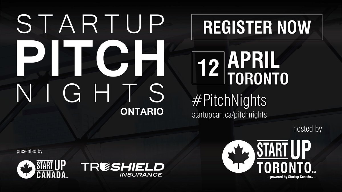 TorontoStarts's tweet photo. Showcase your startup &amp; win $1k CASH at #PitchNights w/ @Startup_Canada &amp; @TruShieldIns Apply by Feb. 22 https://t.co/YCrCwuS44y https://t.co/37FOZgCMjb