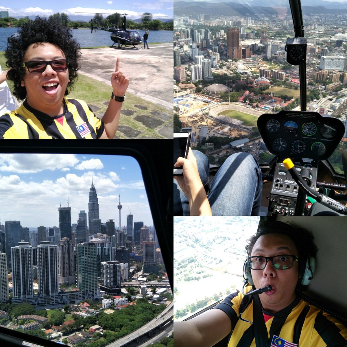 chapree's tweet photo. What an experience. A childhood dream came true today. Thanks for ride, @umobile! πππ
#unlimitedpower #AppOnz #UMobile #klskytour #kl https://t.co/iyWQ2GpX5w