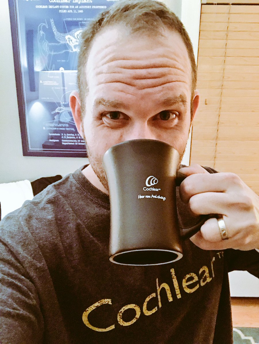 MCampbellFoster's tweet photo. Early morning #Cochlear prep! First on the agenda... coffee☕️☕️☕️! So looking forward to #Cochlear2017! https://t.co/HSo4tseOuH